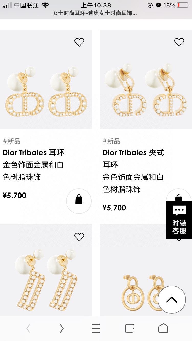 Christian Dior Earrings